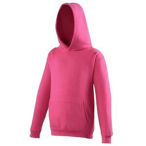Awdis Kids Unisex Sweatshirt / Hoodie / Schoolwear / Hot Pink